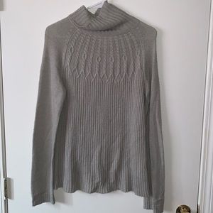 Long sleeve knitted style turtleneck